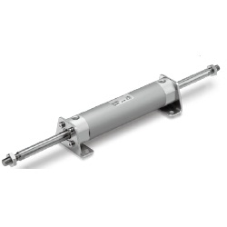 CG1KW Series Air Cylinder, Non-Rotating Rod Type, Double Acting, Double Rod