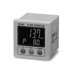 3-Color Display Digital Flow Monitor for Water PF3W3 Series