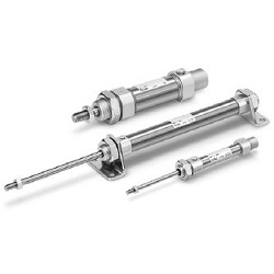 ISO Standard Compliant, Air Cylinder, Standard Type, Single Acting, Spring Extend/Return, C85 Series
