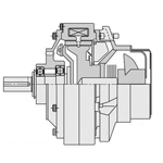 PTB type series, heat pipe cooling brake