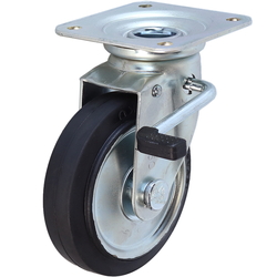 Casters - Turntable and rotation stop (medium loads). WWJB-130