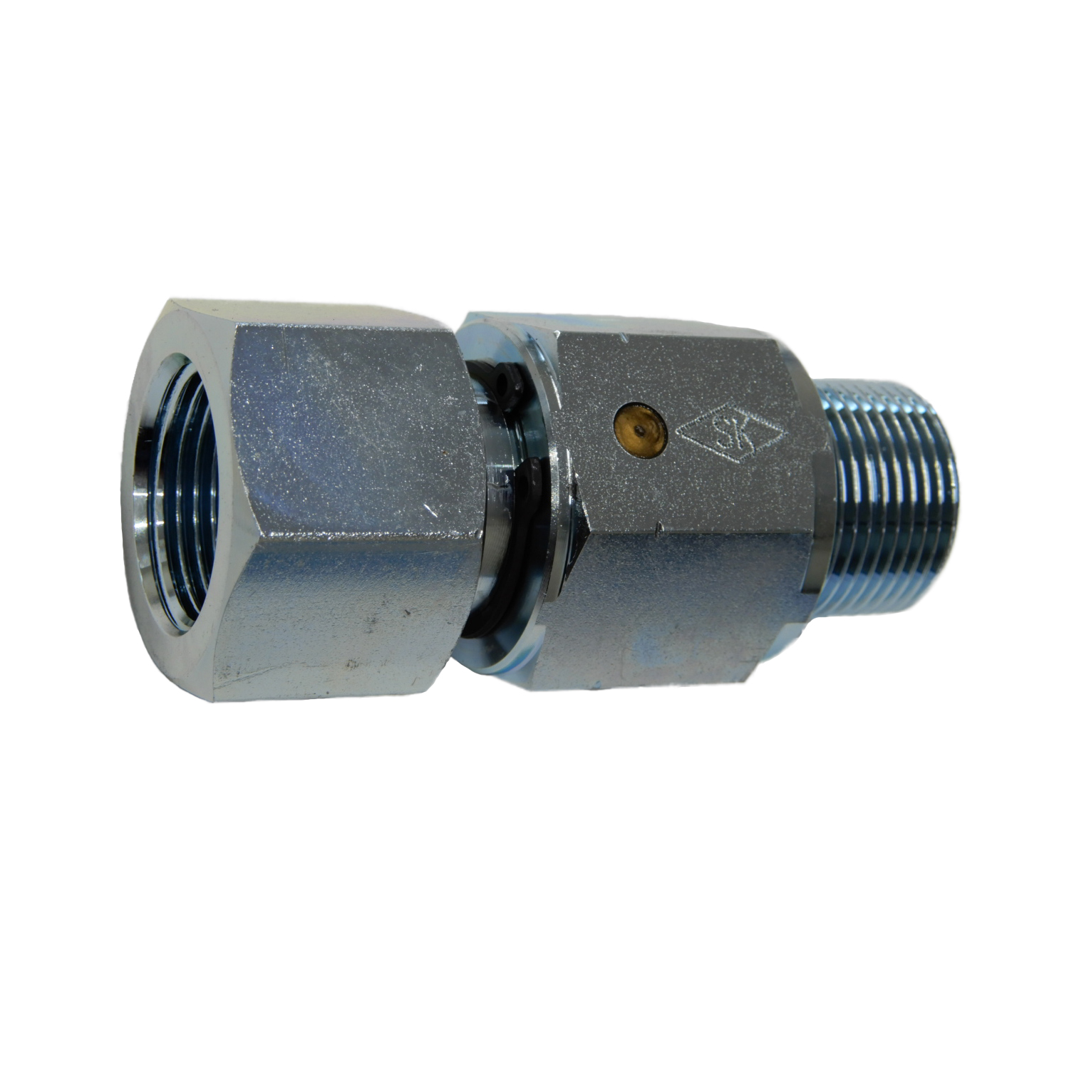 Hydraulic Hose Adapters - Swivel Adapter, Male BSPT to Female BSPT, SK Type, SK-10 Series