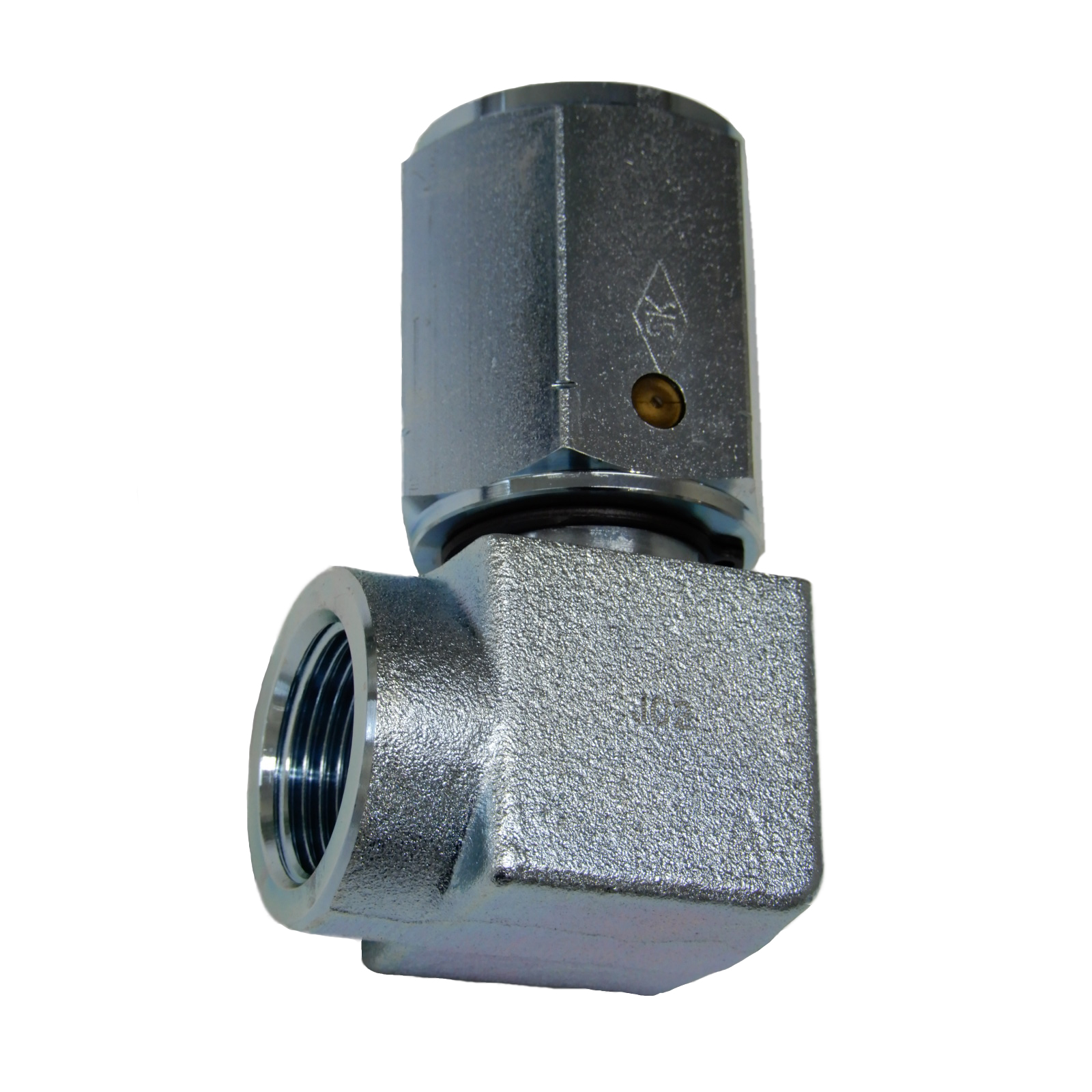 Hydraulic Hose Adapters - Elbow 90° Swivel Adapter, Female BSPT to Female BSPT, SK Type, SKL-30 Series