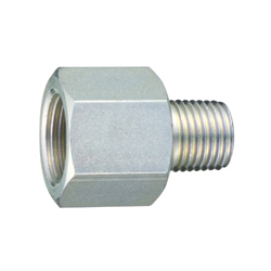 Hydraulic Hose Adapters - Screw-In Reducer Nipple Adapter, Female BSPT to Male BSPT, NC Series