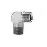 Hydraulic Hose Adapters - Elbow Type Adapter Fitting, Male BSPT to Male BSPP with 30° Female Seat, SSR-34 Series