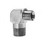 Hydraulic Hose Adapters - Elbow Type Adapter Expander Fitting, Male BSPT to Male BSPP with 30° Female Seat, SR-34 Series