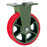 Casters - Urethane with ductile iron fixed plate, without brake, K-510 series (Ultra heavy load).