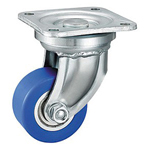 Casters - Compact MC nylon with hot rolled steel swivel plate, without brake, K-570J series (Heavy load). K-570J-80