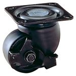 Casters - Compact polyurethane with cold rolled steel swivel plate, K-100HB2 series (Heavy load).