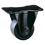 Casters - Compact polyurethane with fixed cold-rolled steel plate, without brake, K-600HB2 series (Heavy load).