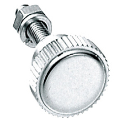 Knobs - Stainless Steel with Small Head, Straight Knurling, and Stainless Steel.