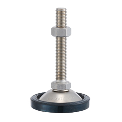Leveling Legs - Stainless steel, with rubber cover, series K-1277-A.