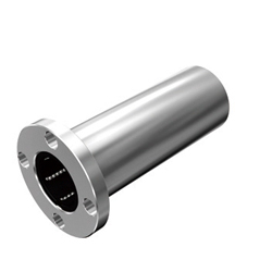 Linear Ball Bushings - With round flange (stainless steel), long type. LMF-ML series.