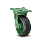 Casters - With wide swivel plate, TBR series.