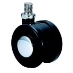 Casters - With Threaded Stud Mount, Double Nylon Caster, TY60JN Series.