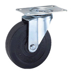 Casters - Steel turntable, with rotation stop, EJ series (light loads). EJ-100NR-S
