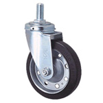 Casters - Steel threaded plate, SA series (medium loads) (Gold Caster).