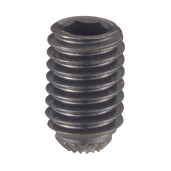 Knurled Cup-Point Set Screw - Steel, M3 - M12, Coarse, Hex Socket