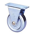 Wheels - Cold-rolled steel with fixed plate of the same material, without brake, standard class, 600-FE series.