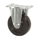 Casters - Phenol with fixed cold-rolled steel plate, without brake, 600HB-P series (Heavy load).