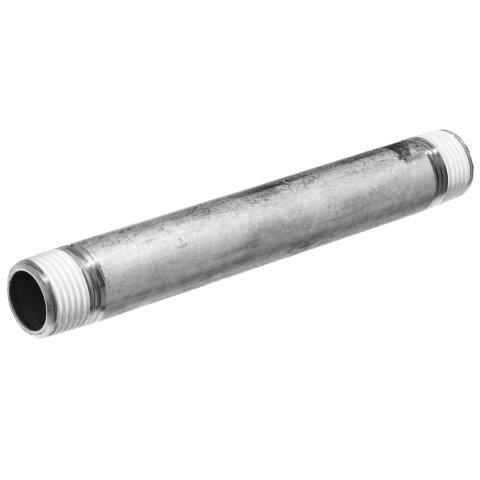 Pipe Nipples w/ Thread Sealant - Schedule 40 Pipe Nipples (Both Ends Threaded), Male NPT, Aluminum