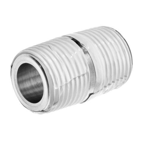 Nipple - Instrumentation Pipe Fittings w/ Thread Sealant, Male NPT, 316 Stainless Steel ZUSA-PF-4759