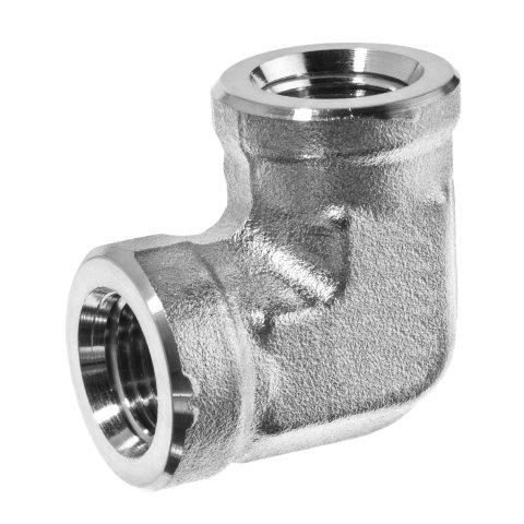 Instrumentation Pipe Fittings w/ Thread Sealant - Elbow, Female NPT, 316 Stainless Steel