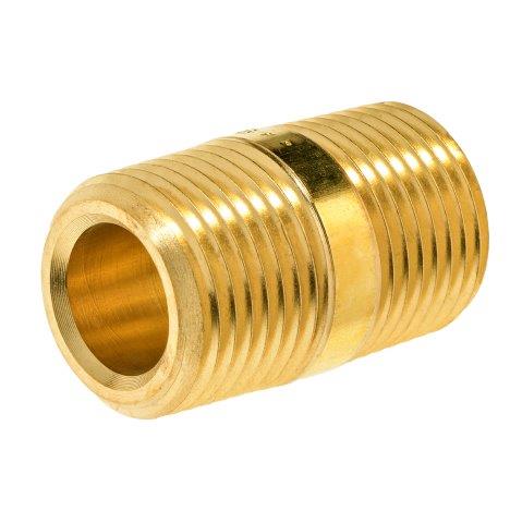 Brass Close Nipple Instrumentation Pipe Fittings, Male NPT
