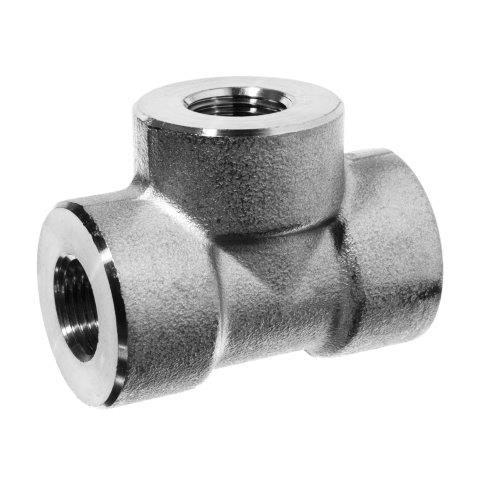 Pipe Fittings - Tee, Female NPT, 316 Stainless Steel, Class 3000 ZUSA-PF-3325