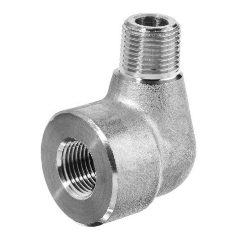 Elbow - Pipe Fittings, Female NPT to Male NPT, 316 Stainless Steel, Class 3000
