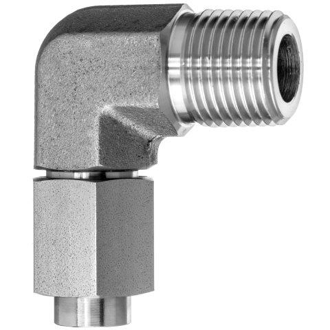 Pipe Fittings - 37 Degree Male Elbow, 316 Stainless Steel