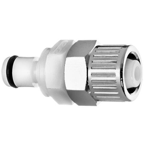 Quick Disconnect Acetal Plastic Straight Tube Fittings, Plug x Compression