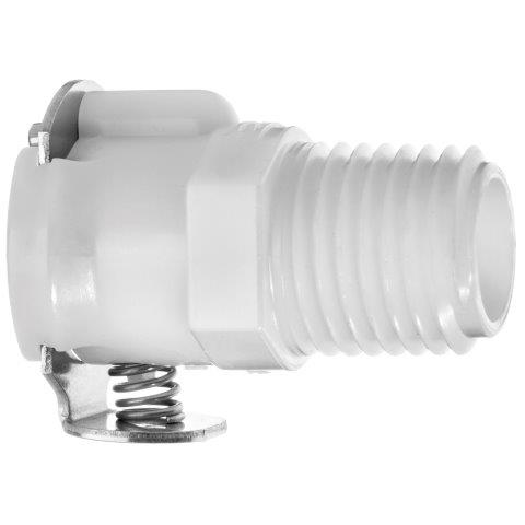 Quick Disconnect Acetal Plastic Straight Tube Fittings, Socket X Male NPT