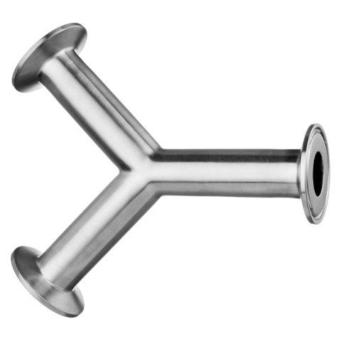 Y Fittings - Quick Clamp, 304 Stainless Steel, Sanitary Fittings ZUSA-STF-QC-98