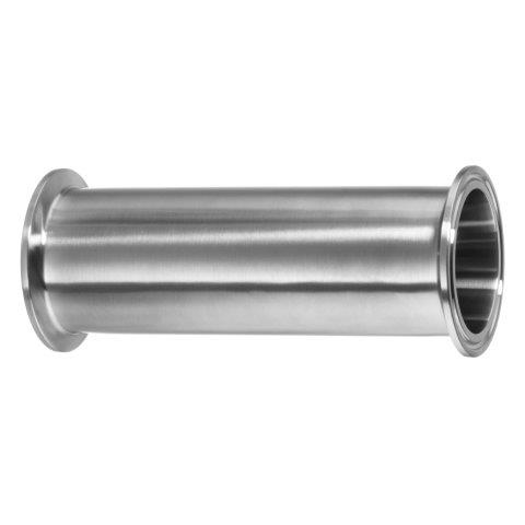 Ferrule - Long, Quick Clamp, 316 Stainless Steel, Sanitary Fittings