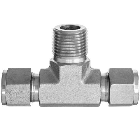 Tees - Branch, Compression Fittings, Zinc-Plated Steel