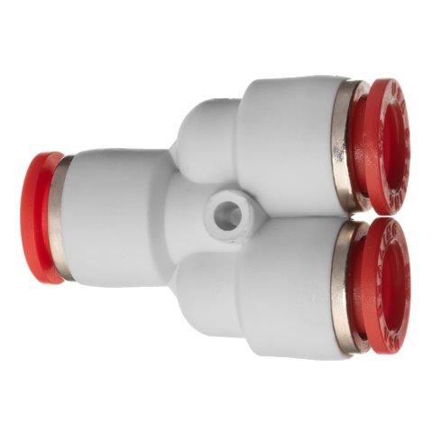 Union Y Push to Connect Fittings with Buna-N O-Ring, Polybutylene - PTC-PBT Series