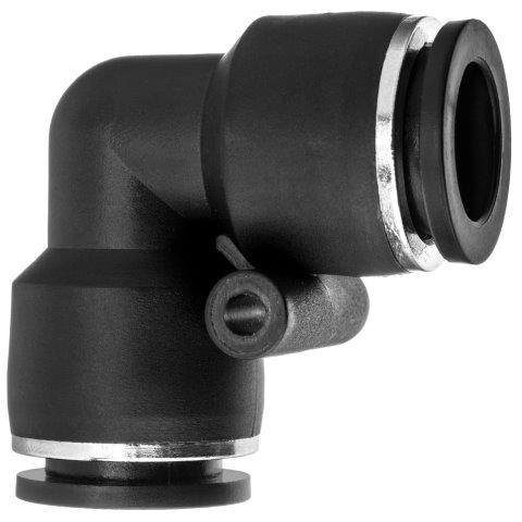 90 Degree Reducing Union Elbow Push to Connect Tube Fittings, Nylon