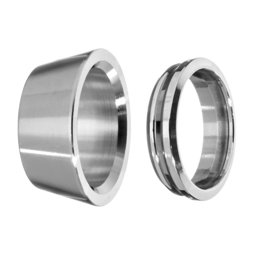 Instrumentation Tube Fitting - Front and Back Sleeves, Double Ferrule, 316 Stainless Steel