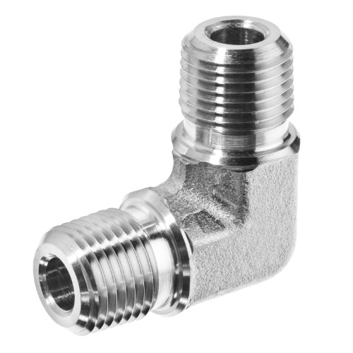 Instrumentation Pipe Fitting - Elbow, Male NPT, 304 Stainless Steel