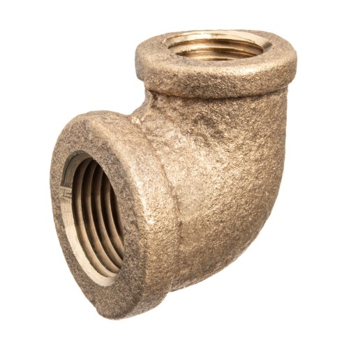 Elbow - Reducer, 90°, Brass, Pipe Fitting, Female NPT, Class 125