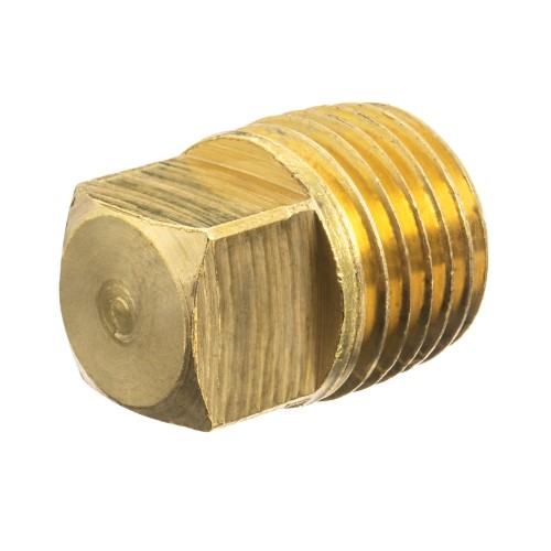 Plug - Square Head, Brass, Pipe Fitting Male BSPT, Class 125