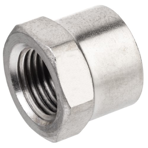 Cap- Nickel-Plated Brass, Pipe Fitting, Female NPT, Class 1000