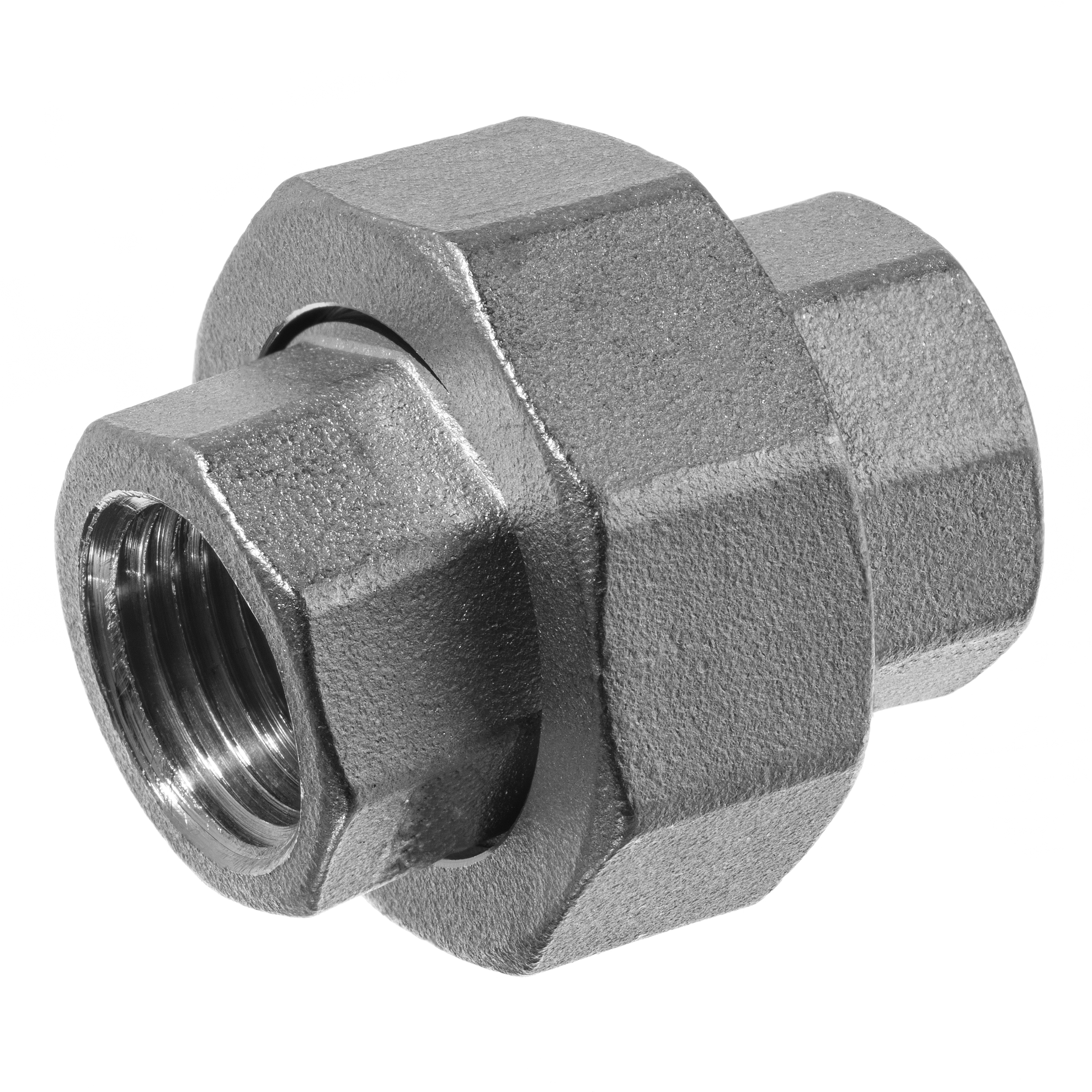 Pipe Fitting - Union, 304 Stainless Steel, Female BSPT, Class 150