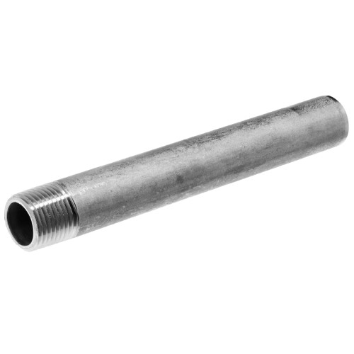 Pipe Nipple - Threaded Both Ends, Male BSPT, 304 Stainless Steel, Schedule 40