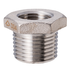 Hex Bushing PIpe Fitting - Male, Stainless Steel