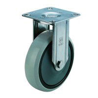 Casters - Fixed plate, SUS-K2 series.