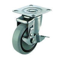 Casters - Swivel Casters with rotation stop, SUS-SJ-S series (medium loads).