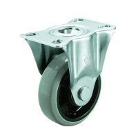 Casters - Fixed plate, SK series (medium loads). SK-100N