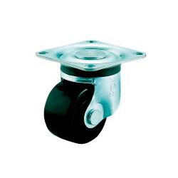 Casters - With swivel plate, HG series.